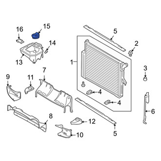 Porsche OE - Engine Coolant Reservoir Cap