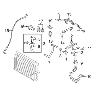 Porsche OE - Cooling - Radiator & Components (Hoses & Parts), (3.6L)