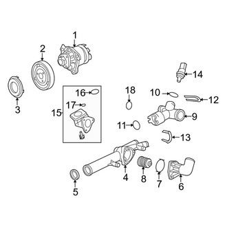 Porsche OE - Cooling - Water Pump (3.6L)