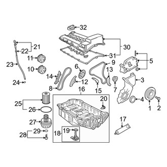 Porsche OE - Engine / Transaxle - Engine Parts (3.6L)