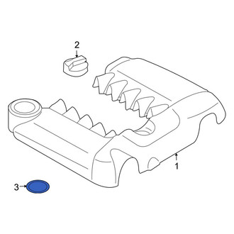 Porsche OE - Engine Oil Filler Cap O-Ring
