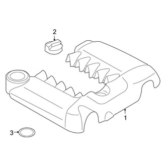Porsche OE - Engine / Transaxle - Engine Appearance Cover (3.2L)