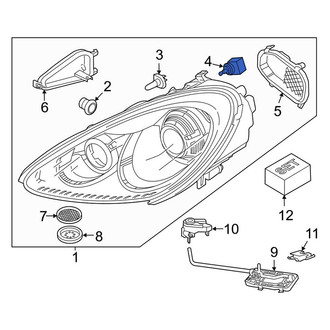 Porsche OE - Front Headlight Motor