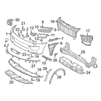 Porsche OE - Front Bumper - Bumper & Components (Cover & Components), (GTS)