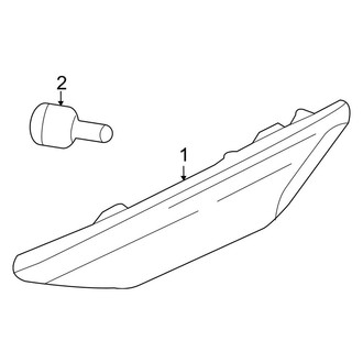 Porsche OE - Front Lamps - Side Marker Lamps