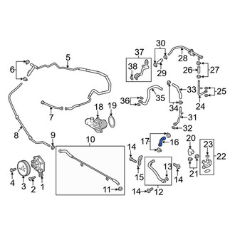Porsche OE - Upper Radiator Coolant Hose