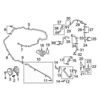 Porsche OE - Engine Water Pump Bolt