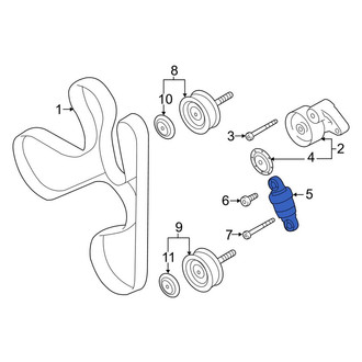 Porsche OE - Belt Tensioner Damper