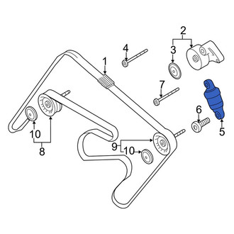 Porsche OE - Accessory Drive Belt Tensioner