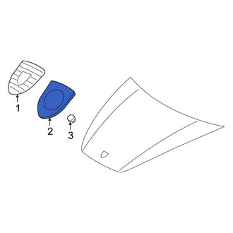 Porsche OE - Hood Emblem Gasket