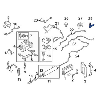 Porsche OE - Air Suspension Compressor Line Adapter