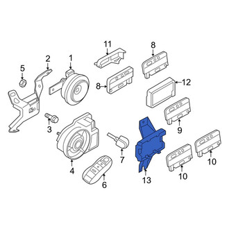 Porsche OE - Rear Outer Keyless Entry Antenna Bracket