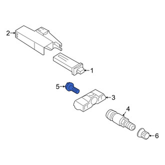 Porsche OE - Tire Pressure Monitoring System (TPMS) Sensor Screw