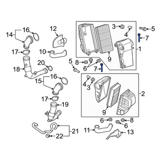 Porsche OE - Engine Air Intake Hose Stud