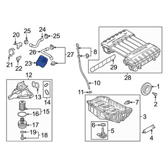 Porsche OE - Engine Oil Cooler