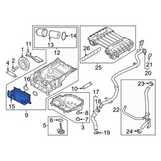Porsche OE - Engine Oil Cooler