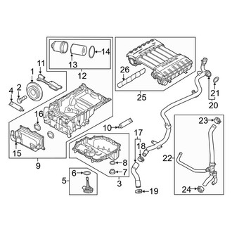Porsche OE - Engine / Transaxle - Engine Parts (3.6L)