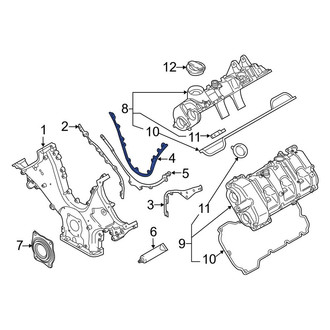 Porsche OE - Left Engine Timing Cover Gasket