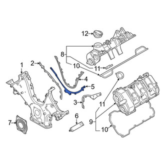 Porsche OE - Right Engine Timing Cover Gasket