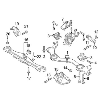 Porsche OE - Engine / Transaxle - Engine & Transmission Mounting (3.6L)