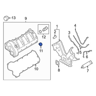 Porsche OE - Engine Valve Cover Washer Seal