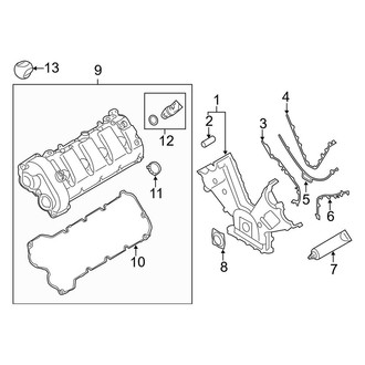 Porsche OE - Engine / Transaxle - Valve & Timing Covers