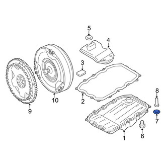 Porsche OE - Automatic Transmission Drain Plug Gasket
