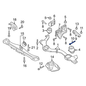 Porsche OE - Suspension Traction Bar Bolt
