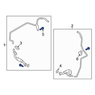 Porsche OE - Turbocharger Oil Line Bolt