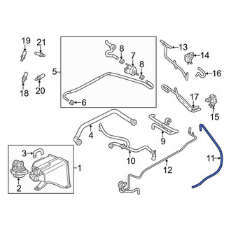 Porsche OE - Evaporative Emissions System Lines
