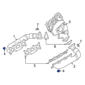 Porsche OE - Exhaust Manifold Nut