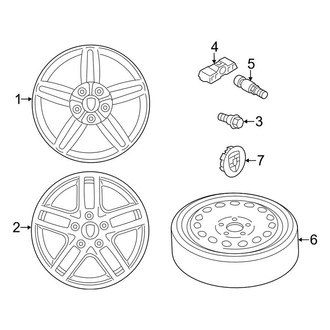 Porsche OE - Wheels (19"), (Diesel / Gas)