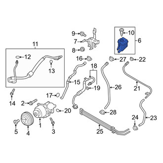 Porsche OE - Power Steering Reservoir