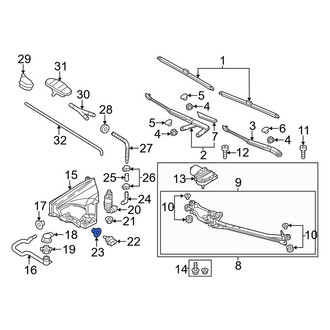 Porsche OE - Washer Fluid Level Sensor Gasket