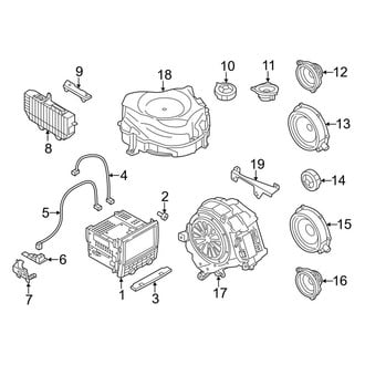 Porsche OE - Instrument Panel - Sound System (3.6L / 4.8L)