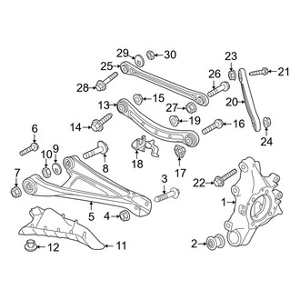 Porsche OE - Rear Suspension - Suspension Components (3.6L / 4.8L)