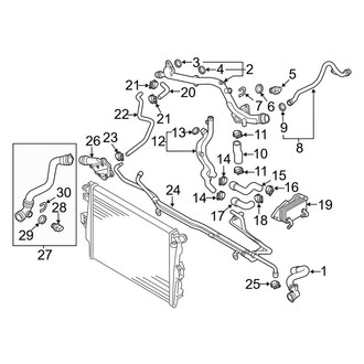 Porsche OE - Cooling - Hoses & Lines (Main, Radiator), (S 3.0L)