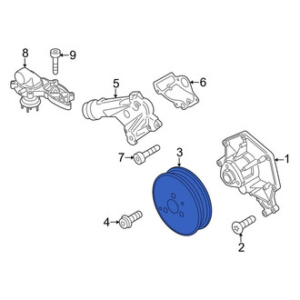 Porsche OE - Engine Water Pump Pulley