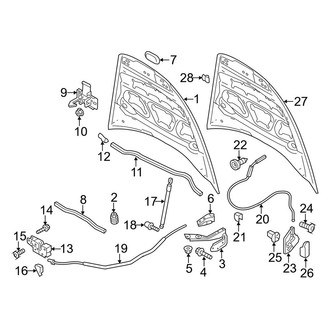Porsche OE - Hood & Components (PLUG-IN HYBRID EV-GAS (PHEV))