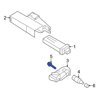 Porsche OE - Tire Pressure Monitoring System (TPMS) Sensor Screw