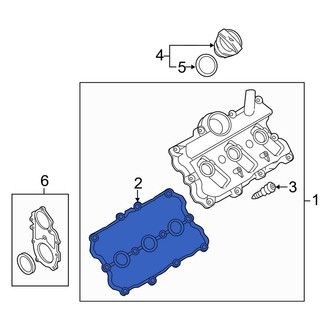 Porsche OE - Engine Valve Cover Gasket