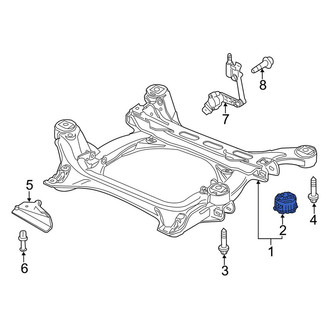 Porsche OE - Front Suspension Crossmember Insulator