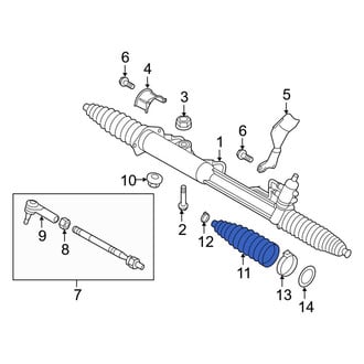 Porsche OE - Rack and Pinion Bellows