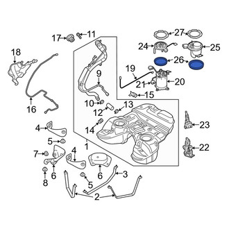 Porsche OE - Fuel Pump Tank Seal