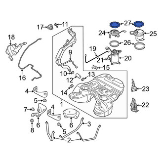 Porsche OE - Fuel Tank Sending Unit Lock Ring