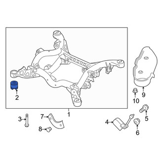 Porsche OE - Front Suspension Crossmember Insulator