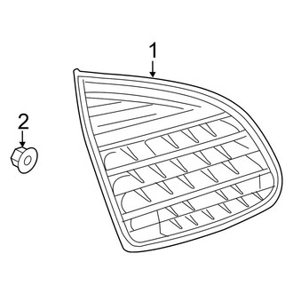 Porsche OE - Rear Lamps - Tail Lamps (Inner), (S / S Hybrid 3.0L)