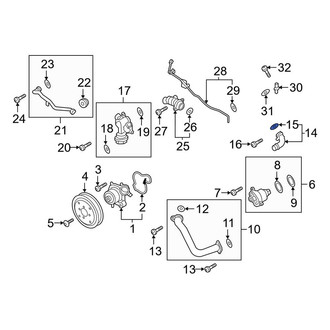 Porsche OE - Engine Coolant Pipe O-Ring