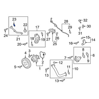 Porsche OE - Engine Coolant Pipe O-Ring