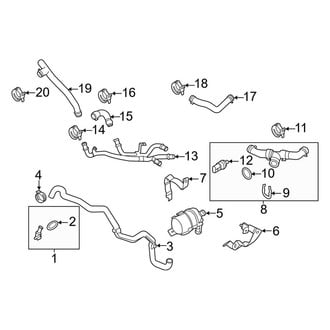 Porsche OE - Cooling - Hoses & Lines (Center & Driver Side), (3.0L)